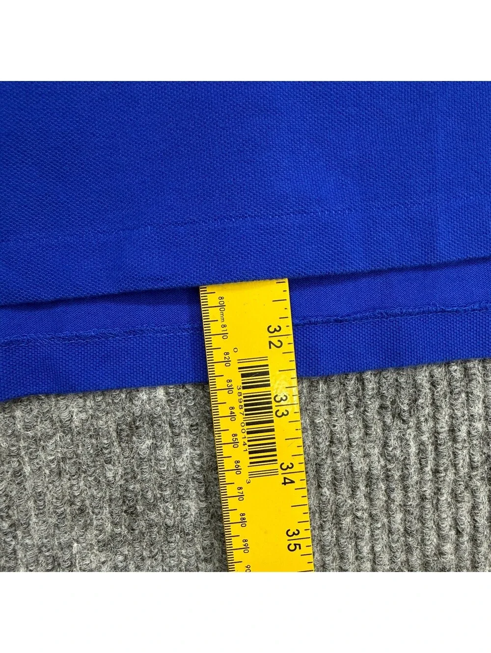 Polo Ralph Lauren Polo Shirt Mens Big 3XB Blue Big Pony 3 Patch Pique Casual